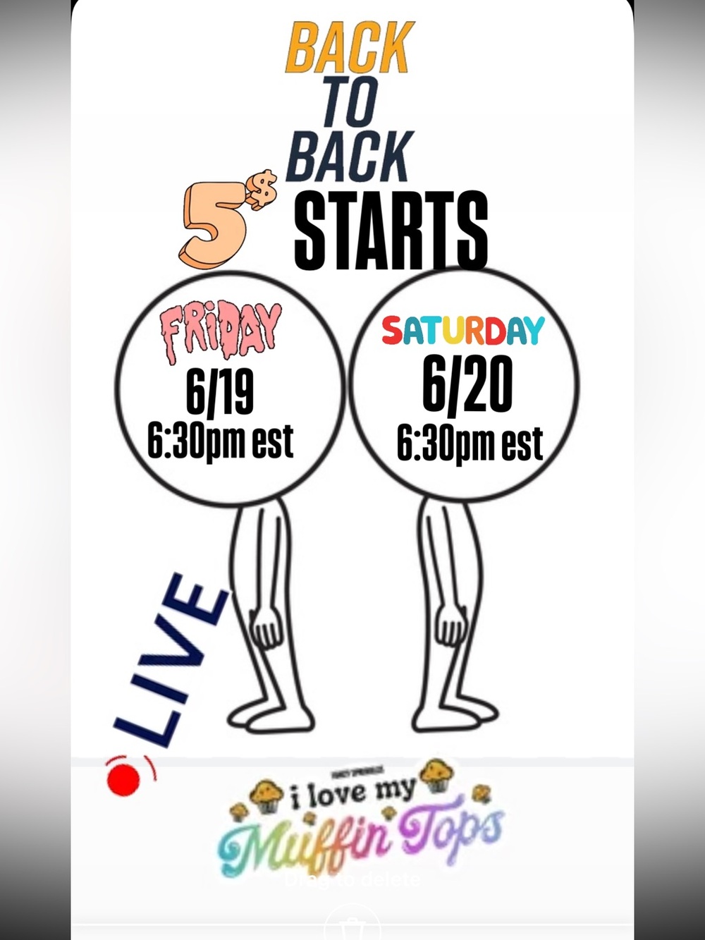LIVE 6/19 & 6/20 @ 6:30pm est |  $5 start LOTS NWT | $5 STARTS + PAY 1 SHIPPING - Picture 5 of 12